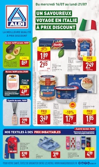Prospectus Aldi en cours, "UN SAVOUREUX VOYAGE EN ITALIE À PRIX DISCOUNT", page 1 sur 46