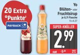 Blüten Fruchtsirup im EDEKA Prospekt Blüten Fruchtsirup von Yo im aktuellen EDEKA Prospekt für 2,99 €