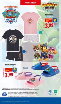 Promotion Chaussure Bébé dans le prospectus Lidl, valable du 19/05/2025 au 22/05/2025 Promo Chaussure Bébé dans le catalogue Lidl du moment à la page 49