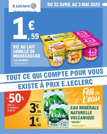 Prospectus E.Leclerc de la semaine "TOUT CE QUI COMPTE POUR VOUS EXISTE À PRIX E.LECLERC" avec 1 pages, valide du 22/04/2025 au 03/05/2025 pour Étaples et alentours