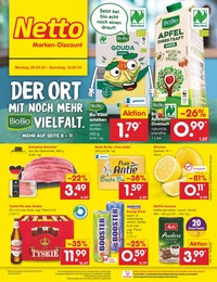 Netto Marken-Discount Prospekt für Weilerswist: "Aktuelle Angebote", 54 Seiten, 08.04.2024 - 13.04.2024