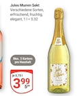 Sekt Angebote von Jules Mumm bei GLOBUS Bruchsal für 3,99 €
