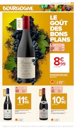 Prix et réduction Bourgogne dans le prospectus Carrefour Market en cours Offre Bourgogne dans le catalogue Carrefour Market du moment à la page 33