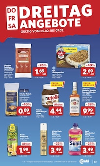 Nutella im combi Prospekt "Markt - Angebote" mit 33 Seiten (Langenhagen)