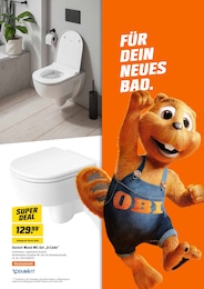 WC Angebot & Preis im aktuellen OBI Prospekt WC Angebot im aktuellen OBI Prospekt auf Seite 9