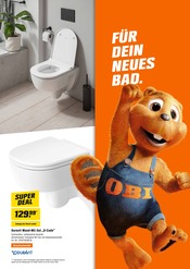 WC im OBI Prospekt in Neuss Aktueller OBI Prospekt mit WC, "FÜRS MACHEN GEMACHT", Seite 9