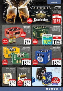 Krombacher im EDEKA Prospekt "Aktuelle Angebote" mit 24 Seiten (Stolberg (Rheinland, Kupferstadt))