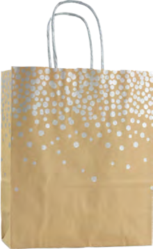 Bureau Vallée L'Île-Saint-Denis - 50 SACS KRAFT PAILLETTES Promo 50 SACS KRAFT PAILLETTES dans le catalogue Bureau Vallée "C'est Noël avant l'heure" à L'Île-Saint-Denis