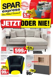 Spar-Express Möbel & Einrichtung Prospekt der aktuellen Woche mit 12 Seiten, gültig von 04.04.2026 bis 25.04.2026, in Wienhausen und Umgebung Aktueller Spar-Express Möbel & Einrichtung Prospekt in Wienhausen und Umgebung, "JETZT ODER NIE!" mit 12 Seiten, 04.04.2026 - 25.04.2026