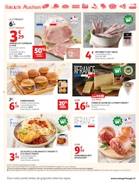 Prix et réduction Sauce dans le prospectus Auchan Supermarché en cours Offre Sauce dans le catalogue Auchan Supermarché du moment à la page 6