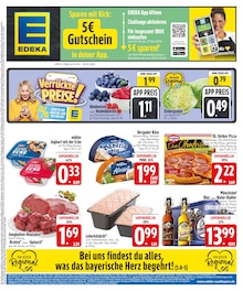 Pizza im EDEKA Prospekt "Wir lieben Lebensmittel." mit 26 Seiten (Augsburg)