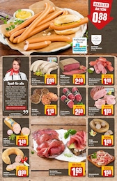 REWE Bratwurst im Prospekt 