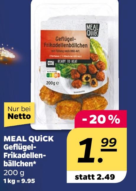 Geflügel-Frikadellenbällchen