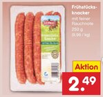 Aktuelle Mettwurst Angebote bei Netto Marken-Discount in Augsburg Aktuelles Frühstücksknacker Angebot bei Netto Marken-Discount in Augsburg ab 2,49 €