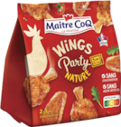 Wings Party nature - MAITRE COQ - Monoprix Margaret Wings Party nature - MAITRE COQ à 4,34 € dans le catalogue Monoprix Margaret