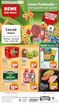 REWE Prospekt Dein Markt mit 34 Seiten