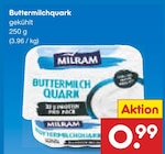 Buttermilchquark von Milram für 0,99 € bei Netto Marken-Discount im Angebot Buttermilchquark von Milram im aktuellen Netto Marken-Discount Prospekt