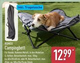 Campingbett von ROMEO im aktuellen ALDI Nord Prospekt