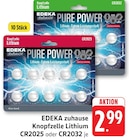 Knopfzelle Lithium CR2025 Angebote von EDEKA zuhause bei EDEKA Lahr für 2,99 €