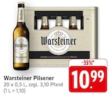 Pilsener Angebote von Warsteiner bei E center Ulm für 10,99 €