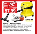 Herbrügger Arnsberg - Nass-/Trockensauger WD 2 Plus V-12/4/18/C Angebot im Prospekt Nass-/Trockensauger WD 2 Plus V-12/4/18/C bei Herbrügger im Arnsberg Prospekt für 57,99 €