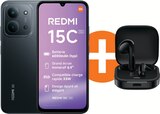 Pack smartphone redmi 15c 5g 4+256g + buds 6 - XIAOMI en promo chez Intermarché Hyper Pack smartphone redmi 15c 5g 4+256g + buds 6 - XIAOMI dans le catalogue Intermarché Hyper