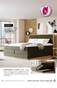 Bett im Kabs Prospekt "DOPPELT SPAREN!" mit 58 Seiten (Leipzig)