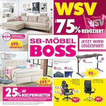 Couch im SB Möbel Boss Prospekt "WSV - JETZT WIRD LOSGESPART!" mit 12 Seiten (Koblenz)