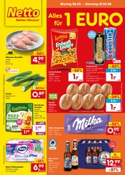 Netto Marken-Discount Discounter Prospekt der aktuellen Woche mit 70 Seiten, gültig von 26.10.2026 bis 31.10.2026, in Kösching und Umgebung Aktueller Netto Marken-Discount Discounter Prospekt in Kösching und Umgebung, "Aktuelle Angebote" mit 70 Seiten, 26.10.2026 - 31.10.2026