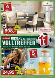 Kuechenhelfer im Möbel Inhofer Prospekt "UNSERE VOLLTREFFER - SPEISEZIMMER" auf Seite 3
