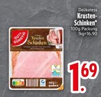 Delikatess Krusten-Schinken von Gut & Günstig im aktuellen EDEKA Prospekt für 1,69 €