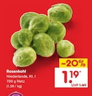 Rosenkohl im Angebot bei Netto Marken-Discount in Erfurt Rosenkohl Angebote bei Netto Marken-Discount Erfurt für 1,19 €