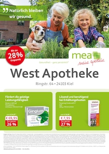 Aktueller mea - meine apotheke Prospekt (Kiel) mea - meine apotheke Prospekt mit 4 Seiten (Kiel)