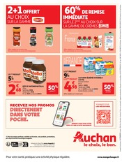 Promos Nutella dans le catalogue "FÊTONS PÂQUES" de Auchan Hypermarché Nutella en promo dans le catalogue Auchan Hypermarché à la page 32