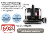 Aktuelle Staubsauger Angebote bei GLOBUS in Mannheim Aktuelles Polster- und Teppichreiniger Angebot bei GLOBUS in Mannheim ab 69,99 €