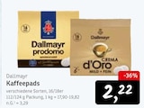 prodomo Kaffeepads Angebote von Dallmayr bei Konsum Pirna für 2,22 €