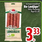 Bio-Landjäger von Schwarzwaldhof im aktuellen EDEKA Prospekt für 3,33 €