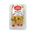 Brochette de poulet marinée curry et citron - MAITRE JACQUES en promo chez Carrefour Nancy à 16,89 €