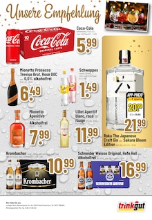 Coca Cola im aktuellen Trinkgut Prospekt (Bad Kreuznach) Coca Cola im Trinkgut Prospekt "Aktuelle Angebote" mit 12 Seiten (Bad Kreuznach)