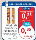 Beef-Stick Hundesnack von Vitakraft für 0,25 € bei budni im Angebot Beef-Stick Hundesnack von Vitakraft im aktuellen budni Prospekt