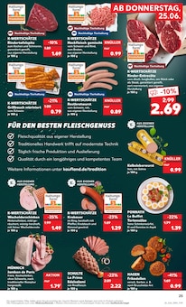 Bratwurst im Kaufland Prospekt "Hier bin ich richtig" mit 58 Seiten (Stuttgart)