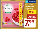 Himbeeren im ALDI SÜD Prospekt Himbeeren von ALL SEASONS im aktuellen ALDI SÜD Prospekt für 7,99 €