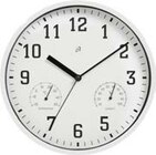 Wanduhr mit Thermo- und Hygrometer im Angebot bei Lidl in Coburg Wanduhr mit Thermo- und Hygrometer Angebote von AURIOL bei Lidl Coburg für 4,99 €