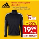 Herren Trainingsjacke Squadra im Netto Marken-Discount Prospekt Herren Trainingsjacke Squadra von Adidas im aktuellen Netto Marken-Discount Prospekt für 19,99 €