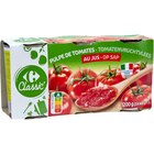 Pulpe de tomates - CARREFOUR CLASSIC' - Carrefour à Créteil Pulpe de tomates - CARREFOUR CLASSIC' en promo chez Carrefour Créteil à 2,35 €