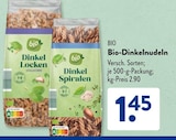 Dinkel Locken von Bio im aktuellen ALDI SÜD Prospekt für 1,45 €