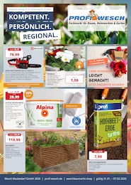 PROFI Wesch Prospekt für Eschwege: "KOMPETENT. PERSÖNLICH. REGIONAL.", 8 Seiten, 31.01.2026 - 07.02.2026