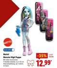 Monster High Puppe im Lidl Prospekt Monster High Puppe von Mattel im aktuellen Lidl Prospekt für 12,99 €