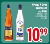 5 Stern Weinbrand Angebote von Metaxa bei EDEKA Ingolstadt für 10,99 €