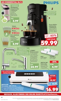 Senseo Angebot im Kaufland Prospekt, gültig von 06.11.2025 bis 12.11.2025 Senseo Angebot im aktuellen Kaufland Prospekt auf Seite 48